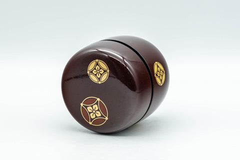 Japanese Natsume Matcha Caddy - Tea Canister - 七宝 Lacquer Natsume - 120ml