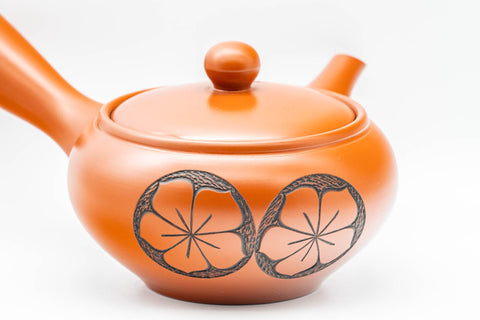 Japanese Tea Set - Kouyou 弘洋 Tokoname-yaki Debeso Kyusu Teapot with 5 Yunomi Teacups