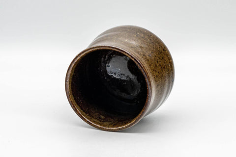 Japanese Teacup - Brown Glazed Tulip-Shaped Yunomi  - 170ml - Tezumi