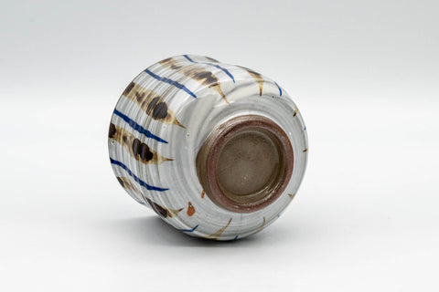Japanese Teacup - Brush-Glazed Striped Yunomi - 140ml