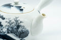 Japanese Kyusu - Porcelain Arita-yaki Debeso Teapot - 240ml - Tezumi