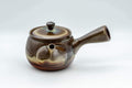 Japanese Kyusu - Brown and Blue Drip-Glazed Teapot - 400ml - Tezumi