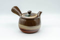 Japanese Kyusu - Brown and Blue Drip-Glazed Teapot - 400ml - Tezumi