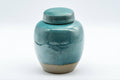 Japanese Chatsubo - Turquoise Agano-yaki Tea Jar - 400ml - Tezumi
