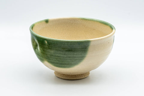 Japanese Matcha Bowl - 宗風 Sofu Wan-nari Oribe-yaki Chawan - 300ml