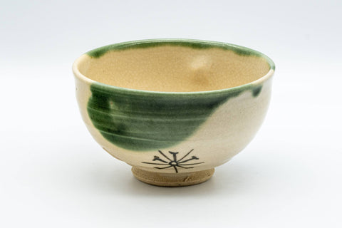 Japanese Matcha Bowl - 宗風 Sofu Wan-nari Oribe-yaki Chawan - 300ml
