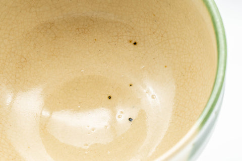 Japanese Matcha Bowl - 宗風 Sofu Wan-nari Oribe-yaki Chawan - 300ml