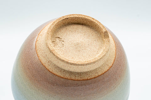 Japanese Teacup - 天鵬山 Tsubaki Kiln 椿窯 Tsutsu-gata Hagi-yaki Yunomi - 180ml