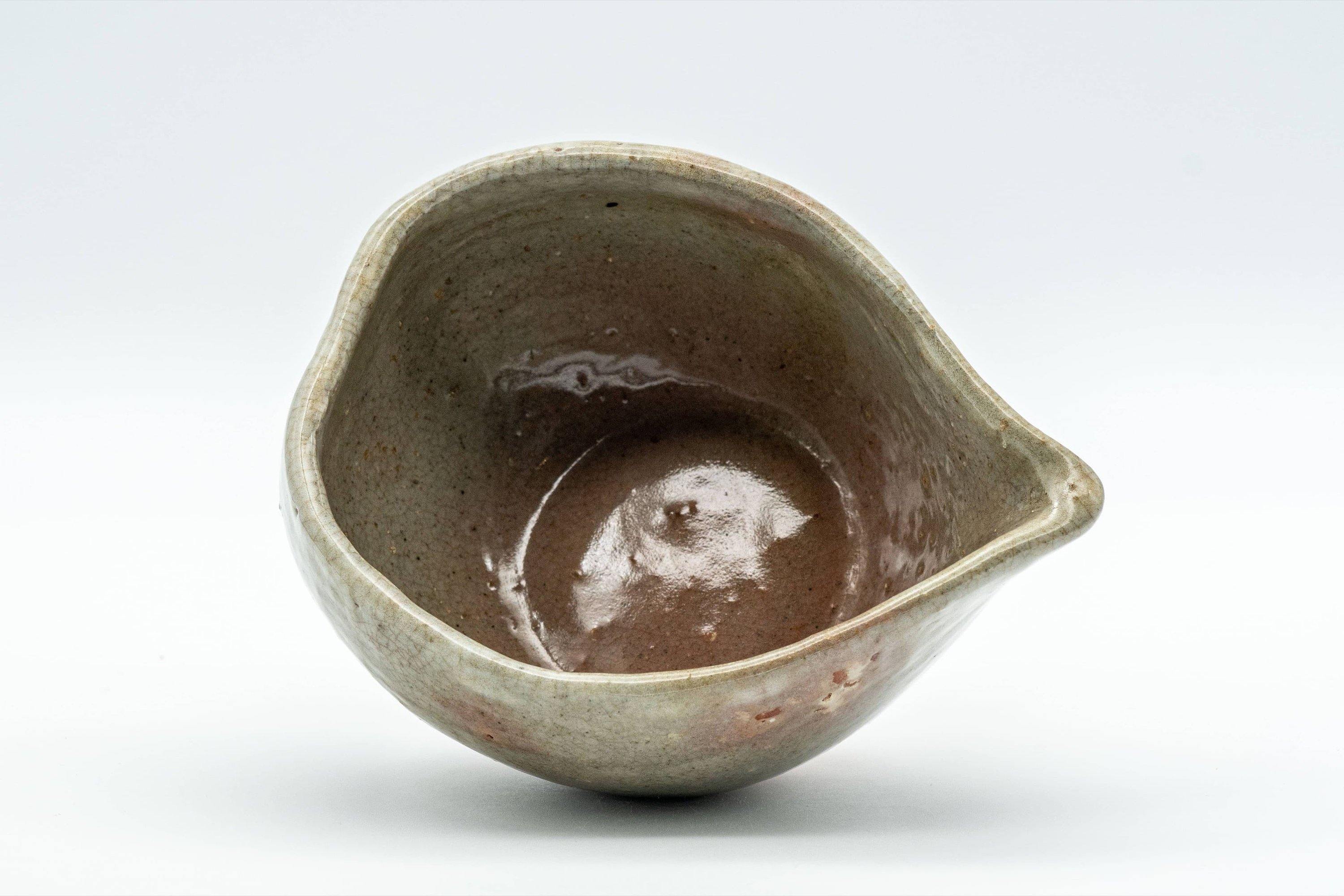 Japanese Katakuchi - Peach Spotted Grey Glazed Water Cooler - 130ml - Tezumi