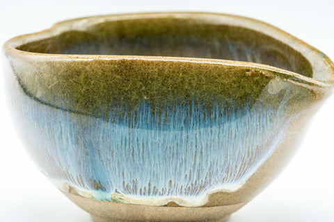 Japanese Katakuchi - Vibrant Glazed Agano-yaki Water Cooler - 150ml - Tezumi