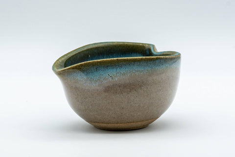 Japanese Katakuchi - Turquoise Glazed Agano-yaki Water Cooler - 80ml - Tezumi