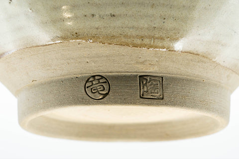 Japanese Matcha Bowl - 竜 陶 Asagao-gata Tenmoku Nagashi Glazed Chawan - 450ml