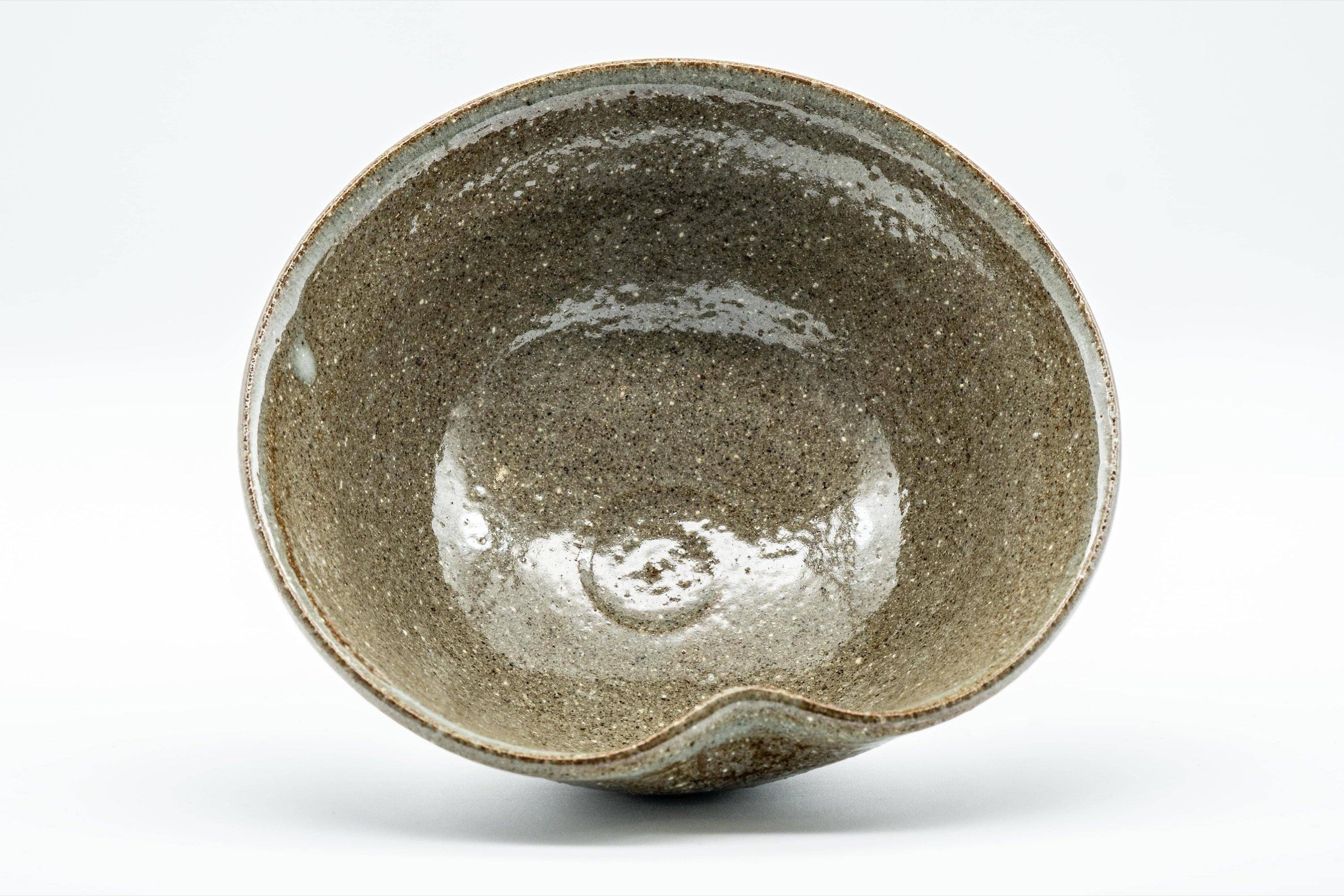 Japanese Matcha Bowl - Drip-Glazed Amikasa-gata Chawan - 250ml - Tezumi