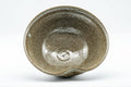 Tezumi — Japanese Matcha Bowl - Drip-Glazed Amikasa-gata Chawan - 250ml — top-down view of the interior
