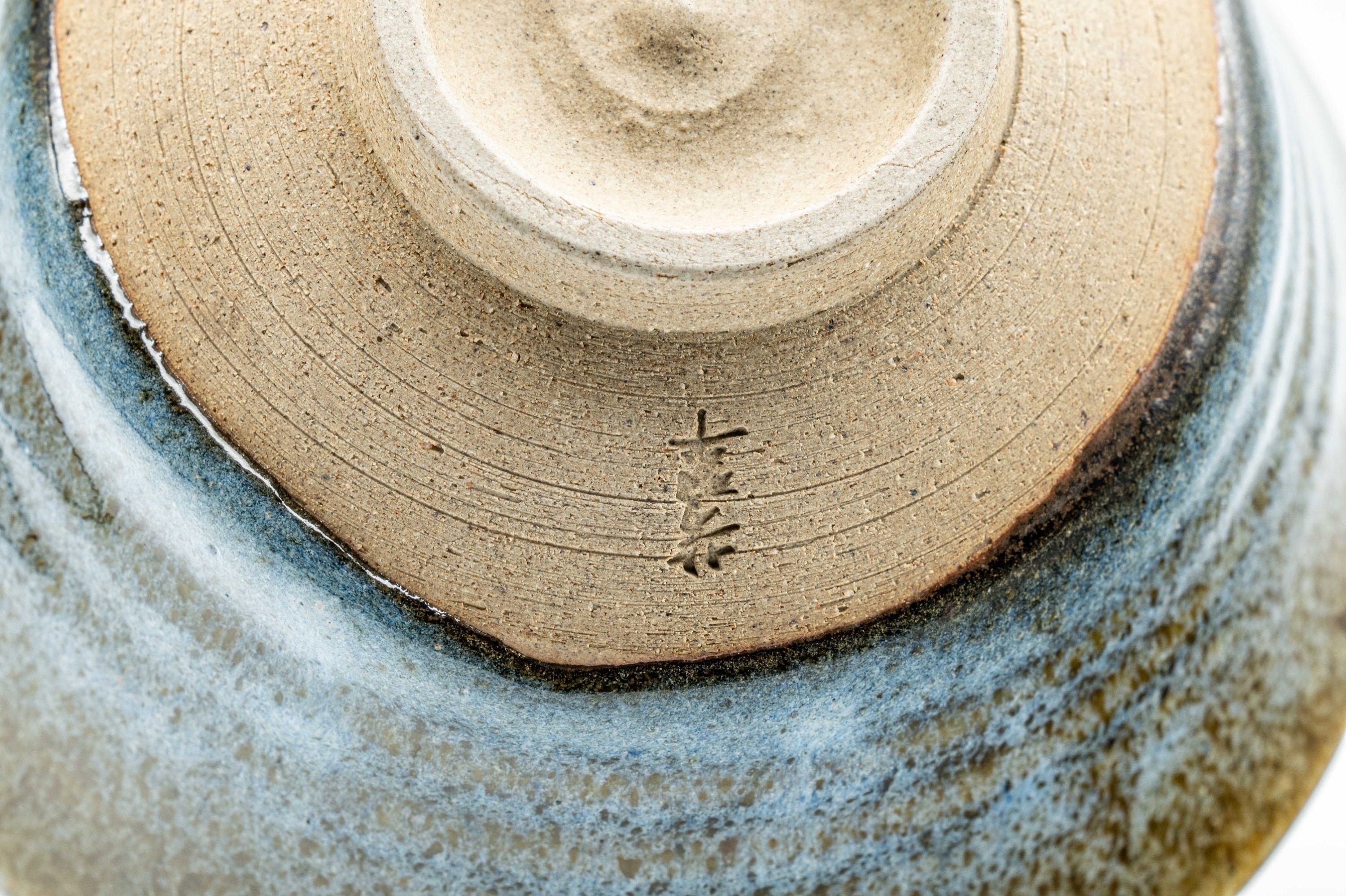 Japanese Matcha Bowl - 芳翠 Housui - Tenmoku Nagashi Glazed Ido-gata Chawan - 350ml