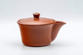 Tezumi — Japanese Houhin - Classic Tokoname-yaki Teapot - 175ml — side view with the lid and side handle