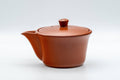 Tezumi — Japanese Houhin - Classic Tokoname-yaki Teapot - 175ml — three-quarter view from the opposite side