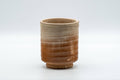 Japanese Teacup - Drip-Glazed Hagi-yaki Yunomi - 170ml - front view from a slightly turned angle