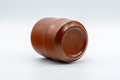 Japanese Teacups - Set of 5 Bamboo Tokoname-yaki Yunomi with Gift Box - 125ml - view of the underside of a single teacup