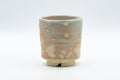 Japanese Teacup - 玉祖窯 Tamaso Kiln Gohonte Hagi-yaki Yunomi - 150ml - front view of the teacup