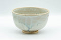 Japanese Matcha Bowl - White Drip-Glazed Chawan - 400ml - Tezumi