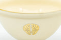 Japanese Matcha Bowl - Kyo-yaki Tenmoku-gata Chawan by Tezuka Kiriho - 250ml - interior view showing the gilded accent