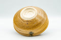Japanese Matcha Bowl - Ki-Seto Uniquely Shaped Chawan - 300ml - the bowl inverted showing the foot ring