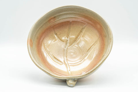 Japanese Bowl - 萩焼 Engraved Hagi-yaki Chawan  - 300ml - Tezumi