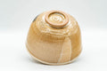 Tezumi — Japanese Matcha Bowl - Full Moon Hantsutsu-gata Chawan - 400ml — top-down view of the interior