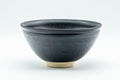 Tezumi — Japanese Matcha Bowl - Matte Black Tenmoku-gata Chawan - 350ml — front view from another angle