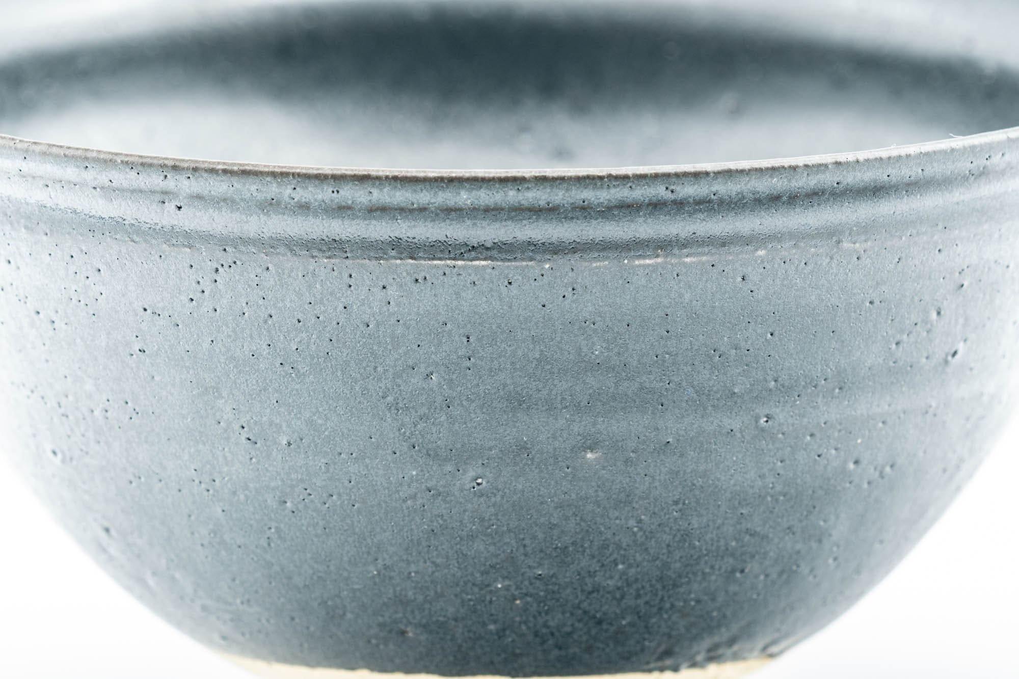 Japanese Matcha Bowl - Matte Black Tenmoku-gata Chawan - 350ml - Tezumi