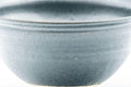 Tezumi — Japanese Matcha Bowl - Matte Black Tenmoku-gata Chawan - 350ml — tipped to show the interior