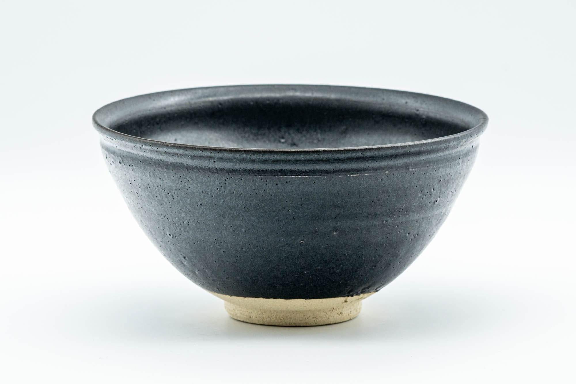 Japanese Matcha Bowl - Matte Black Tenmoku-gata Chawan - 350ml - Tezumi