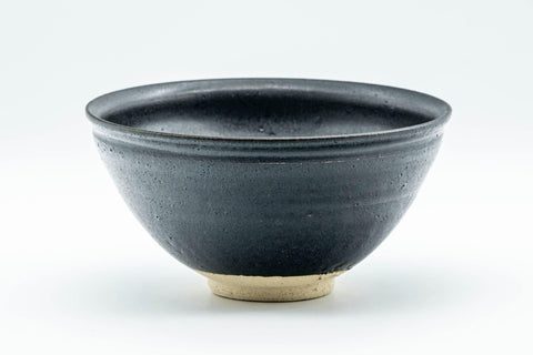 Tezumi — Japanese Matcha Bowl - Matte Black Tenmoku-gata Chawan - 350ml — front view