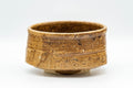 Tezumi — Japanese Matcha Bowl - Brown Hantsutsu-gata Chawan - 500ml — front view