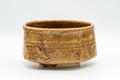 Tezumi — Japanese Matcha Bowl - Brown Hantsutsu-gata Chawan - 500ml — front view from another angle