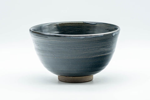 Japanese Matcha Bowl - Deep Blue Glazed Wan-nari Chawan - 350ml