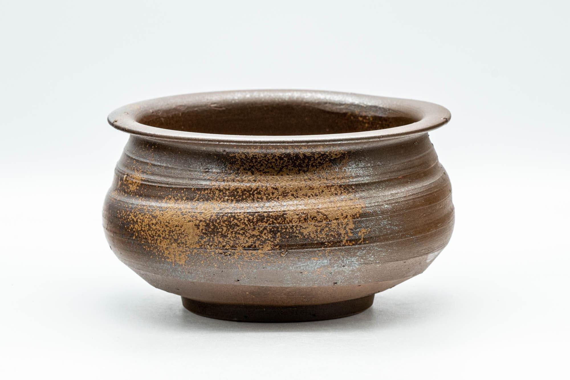 Japanese Kensui - Brown Spiraling Waste Water Bowl - 600ml - Tezumi