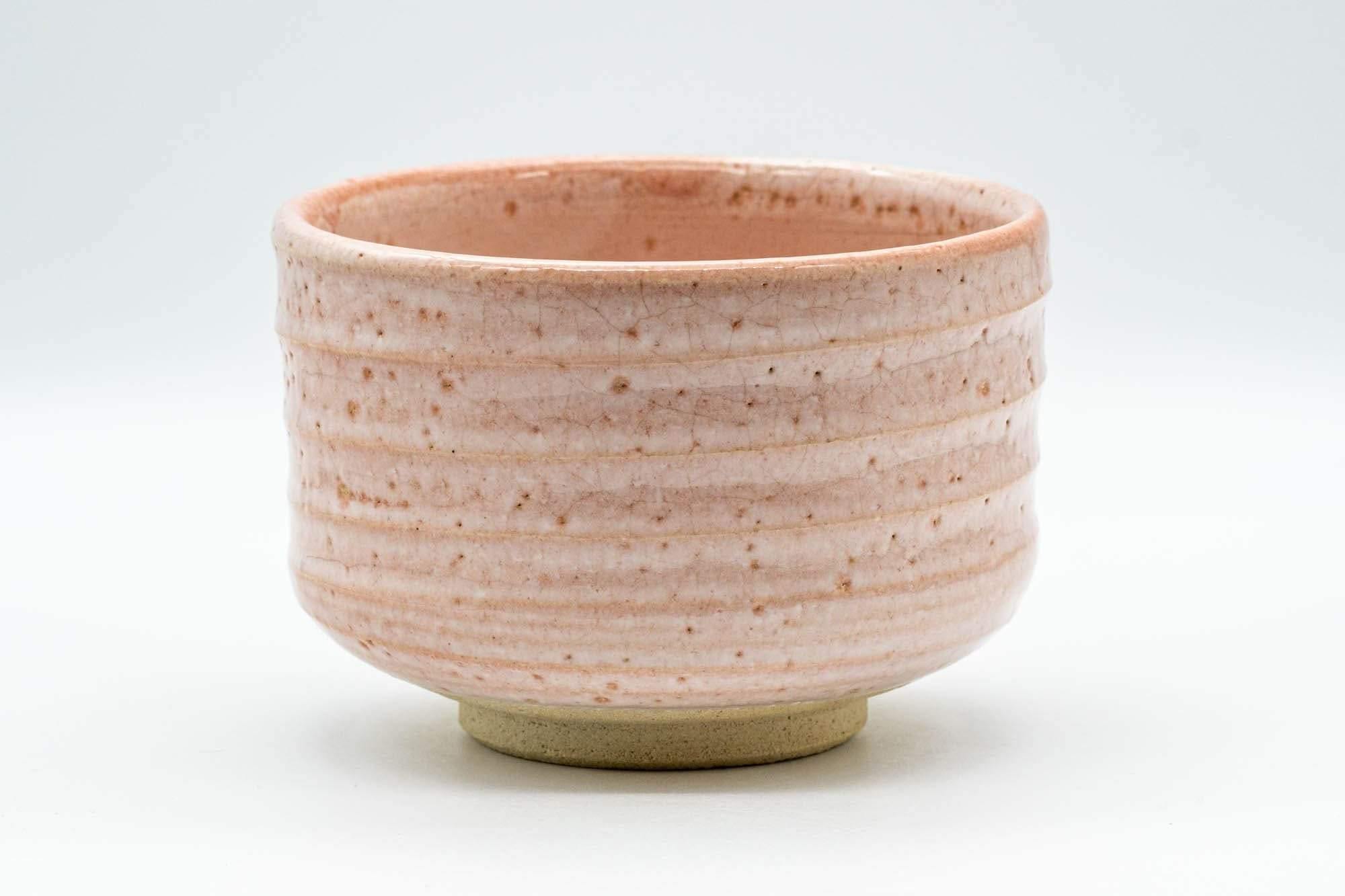 Japanese Matcha Bowl - Pink Shino Glazed Chawan - 450ml - Tezumi