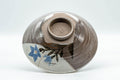 Tezumi — Japanese Matcha Bowl - Floral White Glazed Summer Chawan - 150ml — top-down view of the interior
