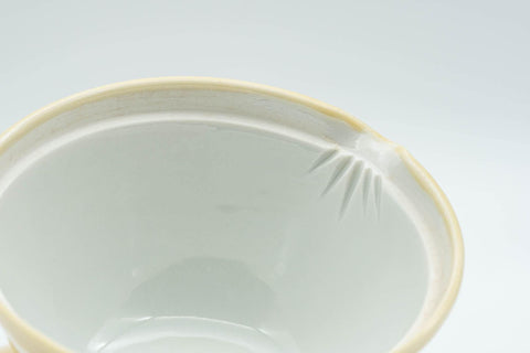 Japanese Shiboridashi - 朝日焼 Asahi-yaki Beige Porcelain Teapot - 100ml - Tezumi