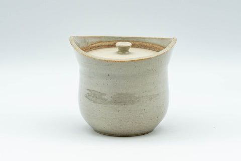 Japanese Houhin - 信楽清宇 Grey Shigaraki-yaki Do-ake Houhin - 90ml - Tezumi