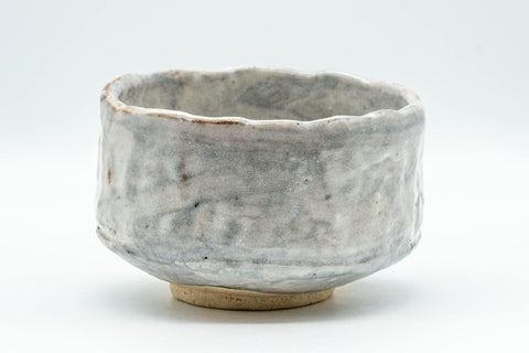Japanese Matcha Bowl - Grey Drip-Glazed Hantsutsu-gata Chawan - 500ml - Tezumi