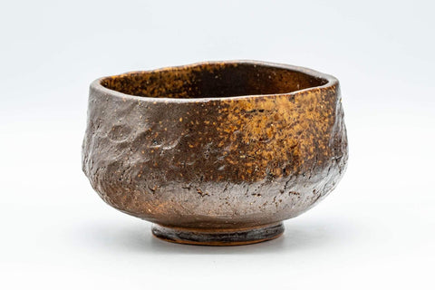 Tezumi — Japanese Matcha Bowl - Shiho-gata Shigaraki-yaki 容子 Chawan - 350ml — front view