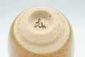 Tezumi — Japanese Teacups - Set of 3 Orange, White, and Grey-Green Guinomi - 35ml — closeup of the glaze