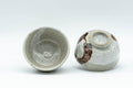 Japanese Teacups - Pair of Geometric Swirl Guinomi - 25ml - Tezumi