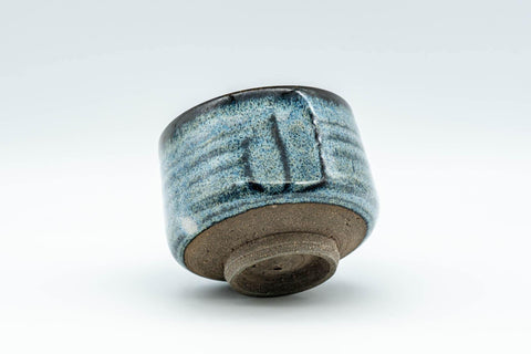 Japanese Teacup - Blue Hare's Fur Glazed Yunomi - 80ml - Tezumi