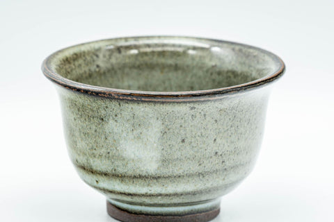 Japanese Teacup - Dark Green Hatazori-gata Yunomi - 100ml - Tezumi