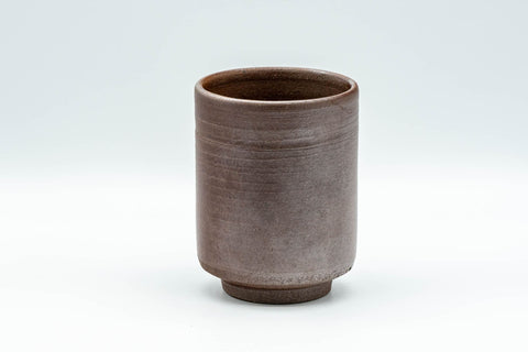 Japanese Teacup - Stoneware Shigaraki-yaki Yunomi - 190ml - front view from a second angle