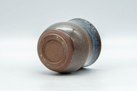 Japanese Teacup - Curvy Hare's Fur Drip Glazed Yunomi - 125ml